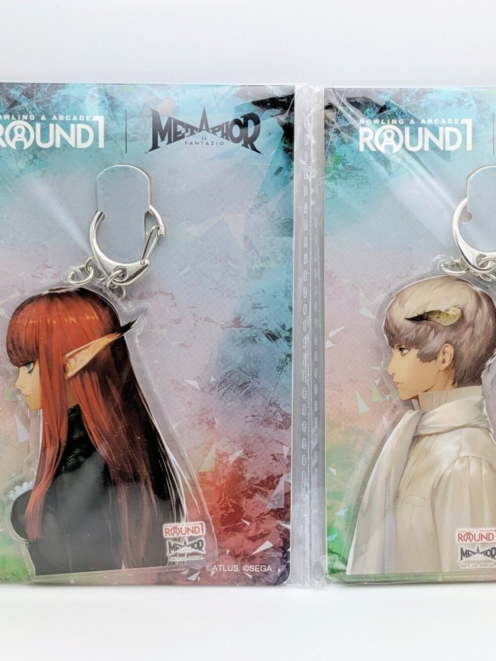 Round 1 Exclusive Metaphor Strohl & Hulkenberg Keychain (Set of 2)